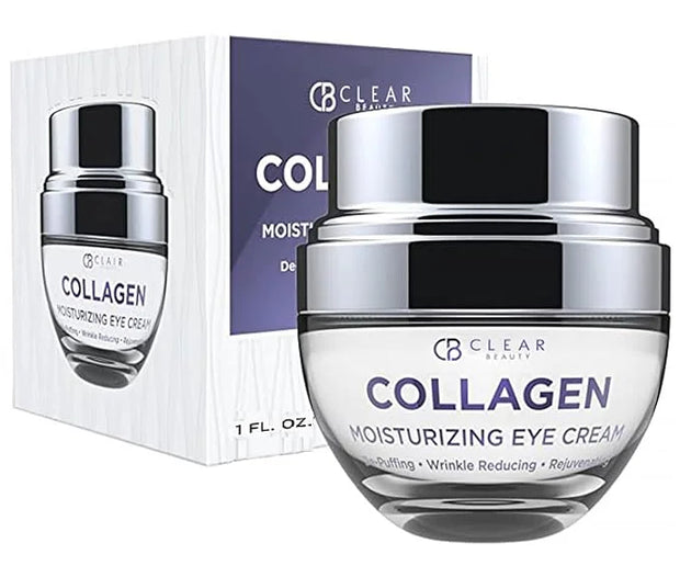 Collagen Eye Cream - Moisturizing, Plumping & Reduces Dark Circles & Wrinkles - Dermatologist Tested, Clean Beauty & Cruel...