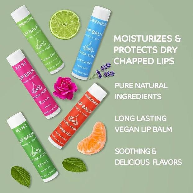 Aria Lip Balm Collection, Vegan Lip Lips,