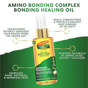 Palmer's Amino Bonding Complex Hair Oil, Healing Treatment with Coconut Oil & Vitamin E, Heat Protectant, Anti Frizz, Adds...