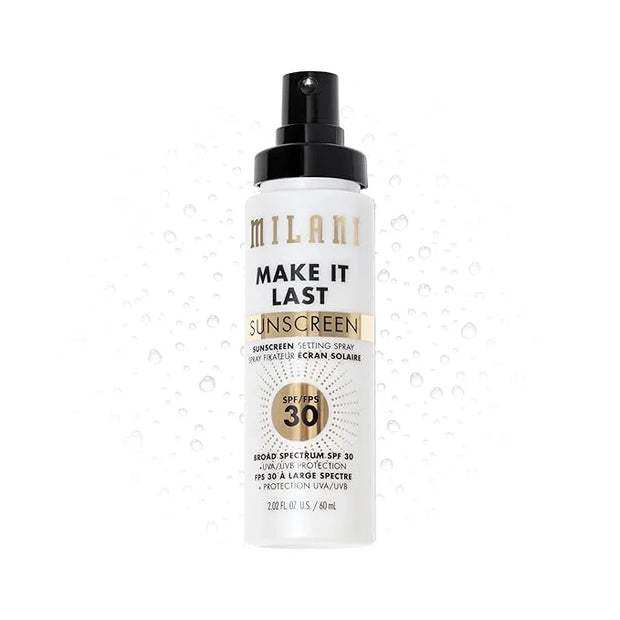 Milani Make It Last Sunscreen - Sunscreen Setting Spray with SPF 30 - Makeup Primer and Setting Spray with SPF30 Sunscreen...