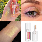 MAKI YIKA Glitter Eyeshadow Gold Liquid Multichrome Eyeshadows Long Lasting, Metallic Chameleon Eye Shadow Smudgeproof Hol...