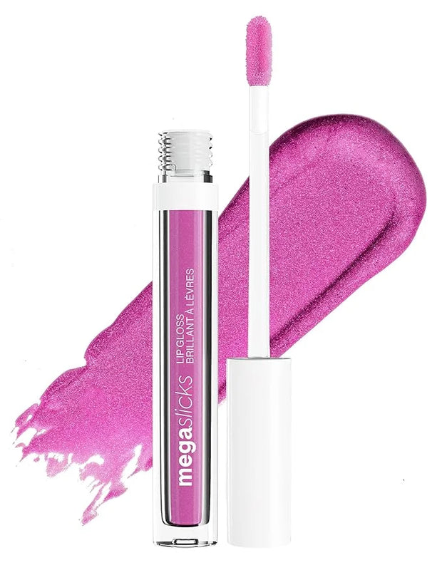 wet n wild Lip Gloss Mega Slicks High Shine Lip Gloss Bundle - Nude Mood & Berried Treasure - Product Image