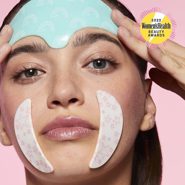 Pacifica Reusable Mask Set – Silicone Undereye & Brow Mask Set for Forehead & Under Eye, Anti-Wrinkle, Firming, Pair with ...