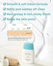 Baby Easy Wash Sun Lotion SPF 30 - Korean Moisturizing Zinc Oxide Mineral Sunscreen for Babies and Kids - Washes Off Easil...