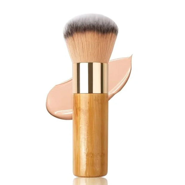 Bronzer Tan Self Tanning Brush, Vegan Large Kabuki Brush for Powder Foundation Self Tanner Applicator Brush, Professional ...