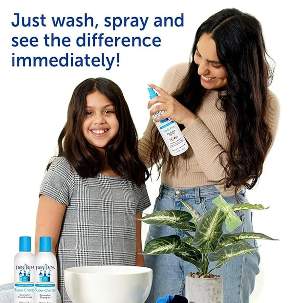 Fairy Tales Tangle Tamer Super Charge - Detangling Conditioner for Kids - Paraben Free, Sulfate Free, Gluten Free, Nut Fre...