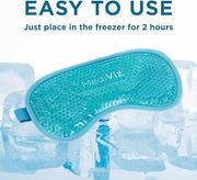 Cooling Gel Eye Mask- Reusable Cold Eye Mask for Puffy Eyes, Allergies, Sinuses - Soothes Dark Circles & Aids with Headach...