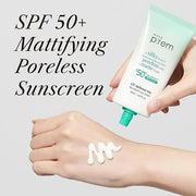 MAKEPREM No Sebum Sun Cream UV Defense SPF 50+ PA++++ Reef-safe, Ocean Friendly Sunscreen Sunblock - 1.7 Fl Oz, UV Protect...