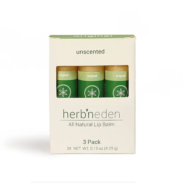 Herb’N Eden Original Lip Balm Pack of 3
