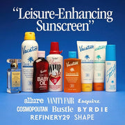 VACATION Sun Belt Sampler Kit, SPF 30-50 Sunscreen Pack, Includes Classic Lotion, Super Spritz Face Mist, Baby Oil, After ...