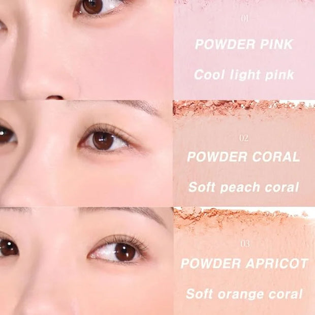 BBIA Ready To Wear Powder Cheek Blush 3 Color – Buildable & Blendable Soft Blush for Cheeks, Matte & Shimmery Finish, Ligh...