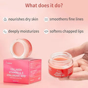 Lip Mask, Collagen Hydrating Lip Balm,