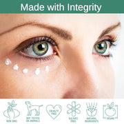VIVID Peptide Eye Cream with Whitonyl for Dark Circles, Puffiness and Fine Lines - Brightens and Boosts Collagen for Firmn...