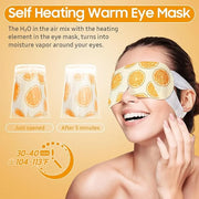 30Packs Steam Eye Mask, Heated Eye Mask Warm Compress for Eyes, Self Heating Warm Eye Masks Disposable Steam Mask for Home...