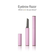 Exfoliating Eyebrow Razor Dermaplaning Tool Eyebrow Trimmer with 4 Replacement Blades, Facial Razors for Women Aluminum Al...
