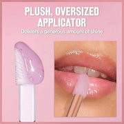 REVLON Super Lustrous Glimmer Lip Oil, Moisturizing & Tinted, Shiny Finish, Made with Plant-Based Squalane, 001 Candy Hear...