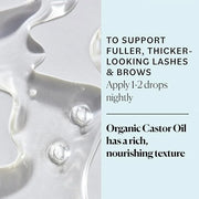 Sky Organics Organic Castor Oil Eyelash & Brow Serum, Hexane-Free Conditioning Oil that Promotes Fuller Looking Lashes & E...