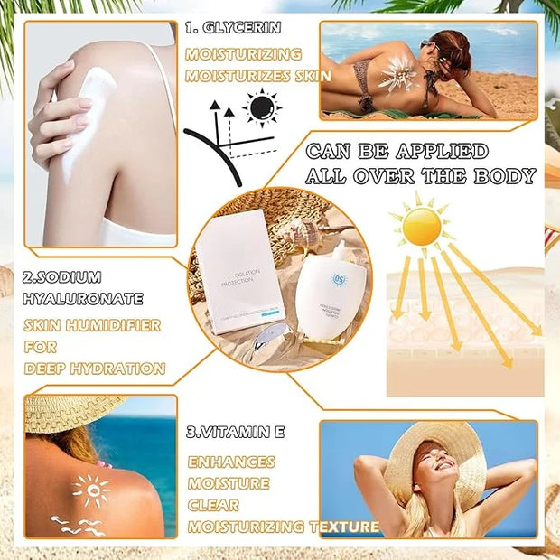 Hydrating Face Sunscreen,Tinted Moisturizer with SPF50 PA+,Lightweight Facial Sunscreen Long Lasting Sunblock,Soft Cream T...