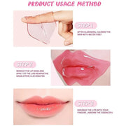 30 Pairs Lip Mask Under Eye Masks Patches, Crystal Collagen Hydrating Moisturizing Smoothing Lips Gel Pads for Puffy Eyes ...
