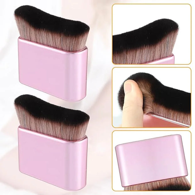 2pcs Self Tanning Brushes, Soft Bristles Body Makeup Brush Liquid Foundation Self Tan Blending Brush Tanning Brush Applica...