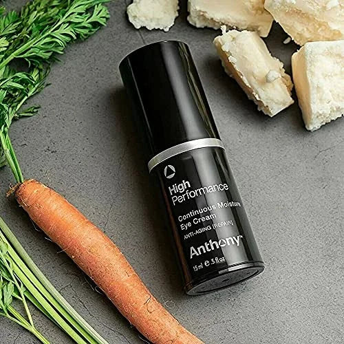 Anthony High-Performance Eye Cream, Anti-Aging Continuous Moisture With Vitamins A, C & E, Caffeine, Jojoba & Squalane, Re...