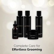 Golden Grooming Co. Everyday Grooming Bundle for Textured Hair & Melanin-Rich Skin | Essential Beard & Skincare Kit with B...