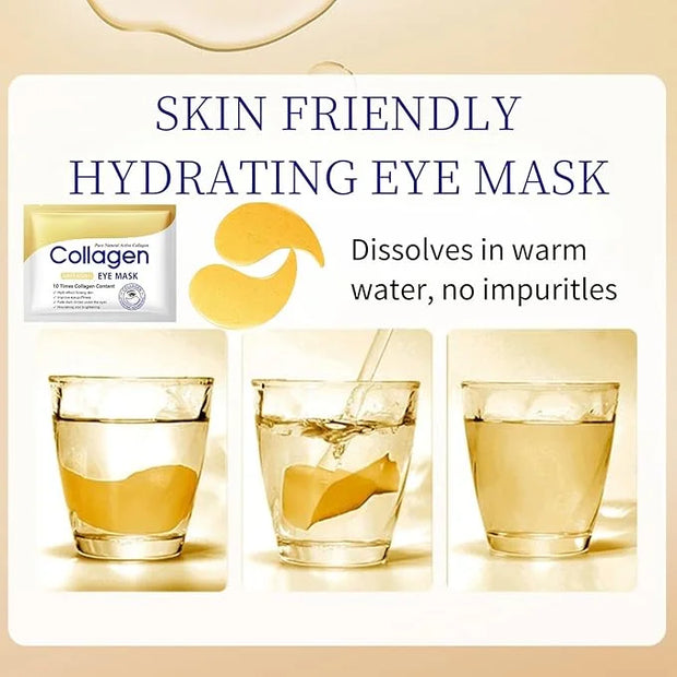 Collagen Eye Cream Anti Aging & 7PCS Eye Masks - eye Cream for Puffiness and Bags Under Eyes - Under eye cream for Da-rk C...