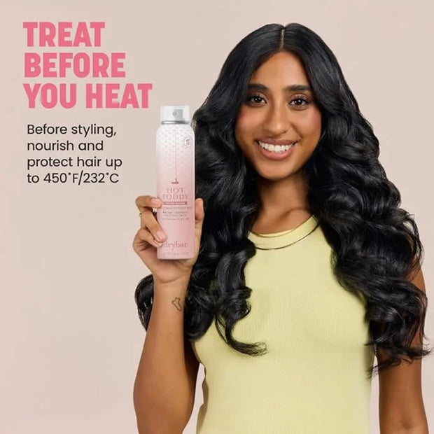 Drybar Hot Toddy Heat Protectant Mist Blanc Scent - Travel Size Lightweight Heat Protectant for Hair protects from Heat & ...