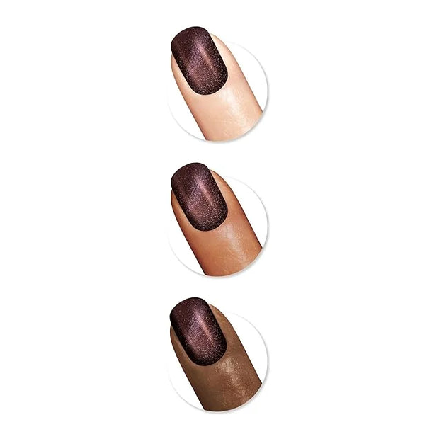 Sally Hansen Miracle Gel, Hot Cocoa Cuddles, Long Lasting, Gel-Like Formula, No UV Lamp Needed, Opaque, Shimmery Brown Nai...