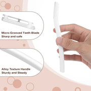 Dermaplaning Kit with 20pcs Blade Refills Exfoliating Facial Razor for Women Dermaflash Replacement Blade Dermaplaning Too...