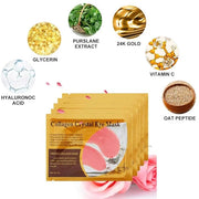 Under Eye Patches, 30PCS Pink Eye Mask, Eye Gel Pads With Collagen Treatment for Reducing Dark Circles, Lighten Wrinkles A...