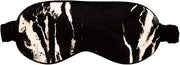 Celestial Silk Mulberry Silk Sleep Eye Mask with Adjustable Elastic Strap (Normal - Adjustable, Black Marble) - Product Image