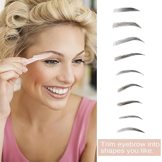 12 Pcs Eyebrow Razors, Face Razors Multipurpose, Exfoliating Dermaplaning Tools, Eyebrow Trimmers Shaver with Safety Cover...