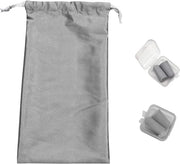 Satin Sleep Mask Set - Authentic Skin-Friendly Fabric Light-Blocking Sleeping Eye Mask with Adjustable Strap, Pillowcase, ...