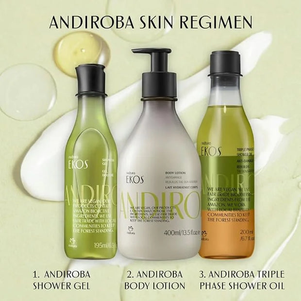 Natura - Ekos Andiroba Restorative Body Lotion - Therapeutic Oil - 30 Hours of Moisturization - Soothe Muscles - Vegan Ski...