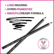 wet n wild Mega Slicks Lip Gloss & Color Icon Eyeliner Pencil Bundle - Long Lasting Gloss with Hyaluronic Acid & Smooth Cr...