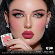Blush for Cheeks Professional Makeup Palette, Comes with 4 Separate Powder Palette,Blendable and Fade-Resistant for Eyes,L...