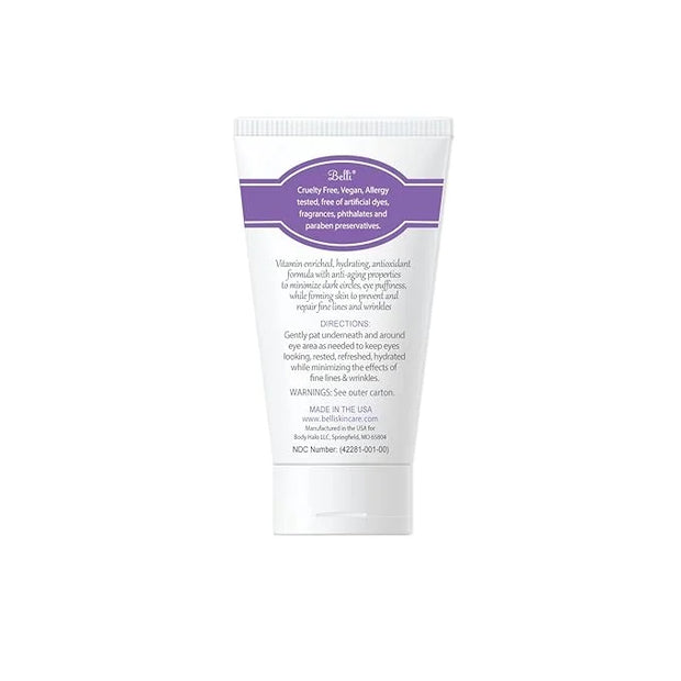 Belli eye cream for brightening wrinkles dark circles anti-aging skin renewing and puff, Enriched Vitamin | Skin Smoothing...