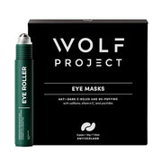 Wolf Project Eye Care Set - Energizing Eye Roller + Under Eye Mask for Dark Circles and Puffiness, With Caffeine, Vitamin ...
