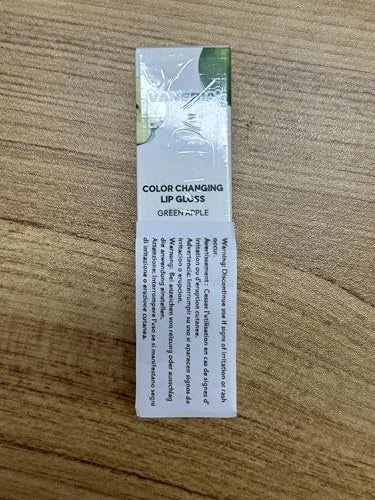 VANERIA Color Changing Lip Gloss,Clear to Pink,Fruit Flavoured Lip Changing Lip Gloss,PH Lip Color,Long Lasting Moisturizi...