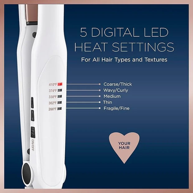 Conair Double Ceramic Flat Iron, 1/2-inch - Product Image