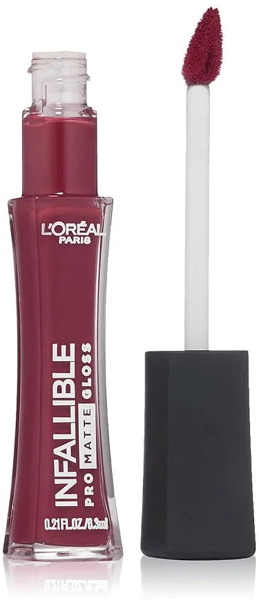 L’Oréal Paris Infallible Lip Pro Matte Gloss, Forbidden Kiss, 0.21 fl. oz. - Product Image