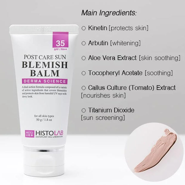 HISTOLAB Blemish Balm Best BB Cream Korean Food For Face Blemish Skin Care Healer (Post Laser Sun BB Cream) - Product Image