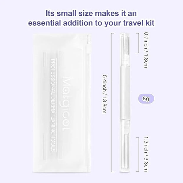 Dermaplane Razor for Women Face & Eyebrow - Dermaplaning Tool for Peach Fuzz Facial Hair Removal,High Precision Blade for ...