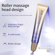 O'CHEAL Anti- Wrinkle Eye Cream With Roller Ball Quick Drying Hydrating Hyaluronic Acid Refreshing Eye Serum Fades Fine Li...
