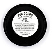 Truffle Chocolate Deep Dark Chestnut Cocoa Brown Shimmer Pressed Powder Single Vegan Eyeshadow; Talc, Paraben & Cruelty Fr...