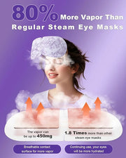 60 Packs Eyelid Cleansing Wipes for Dry Eye & Blepharitis + 30 Packs Steam Eye Masks Lanvender - Product Image