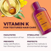 Eco Style, Texture Edit, Koily Shine Hyper Gloss Serum for Type 4 curly hair - A nourishing, sulfate-free rich oil that pr...