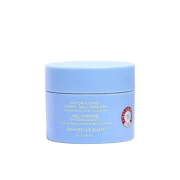 First Aid Beauty - Hydrating Dewy Gel Cream, Lightweight Oil-Free Facial Moisturizer with Hyaluronic Acid and Ceramides, H...