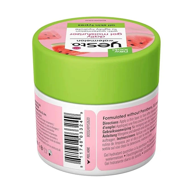Yes To Watermelon Daily Gel Moisturizer, Skin Texture Improvement & Refreshing, Antioxidants, Sodium Hyaluronate, 1.7 Fl O...